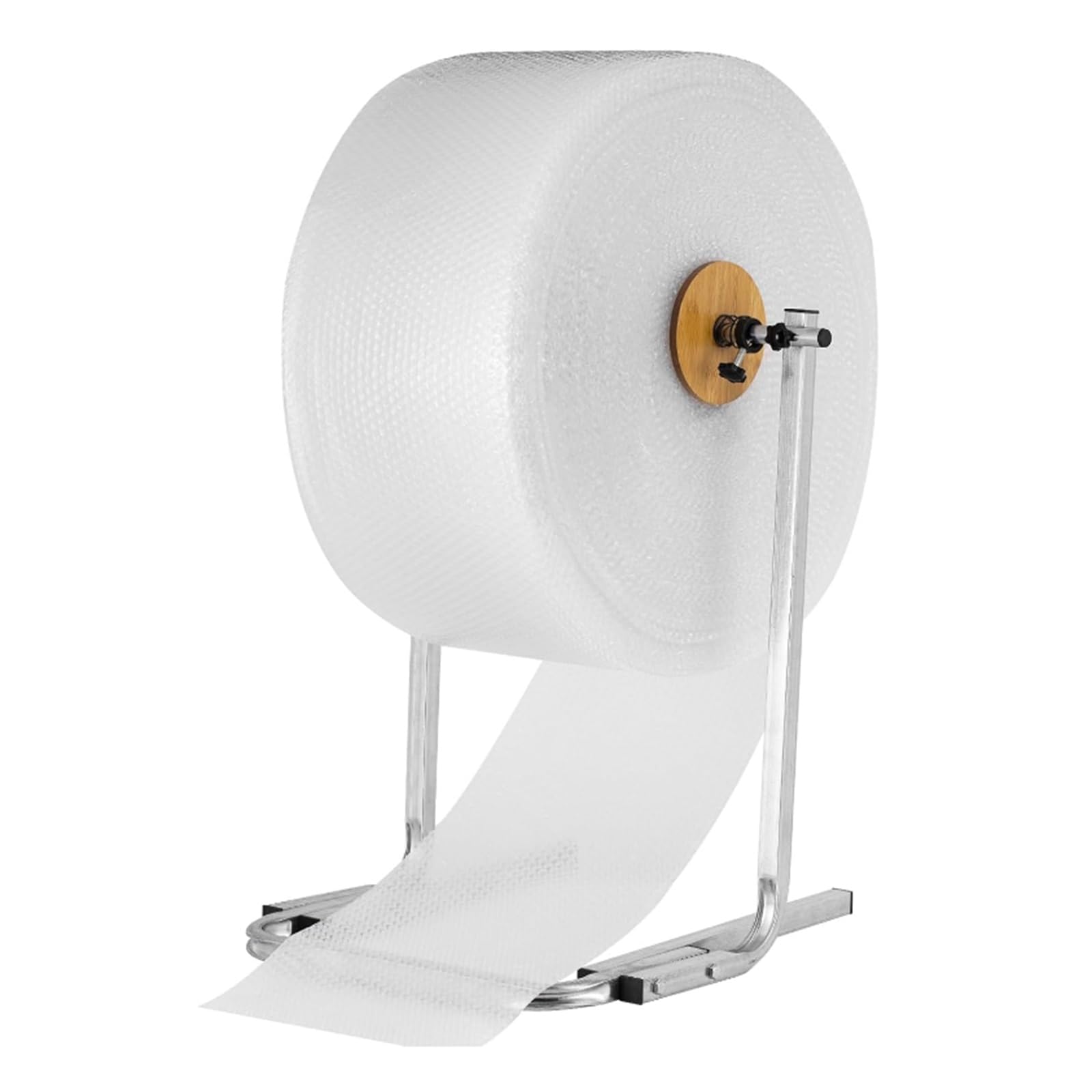 Dispensador de Rollos de plástico de Burbujas, fácil reemplazo de la película, Soporte Manual de Espuma para plástico de Burbujas, Adecuado para Embalaje, mudanzas y envíos (50x52x65 cm).