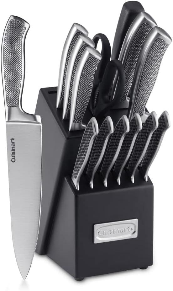 Cuisinart C77SS-8BD Graphix Bread Knife, 8", Stainless Steel 15 Piece Metallic C77SS-15P