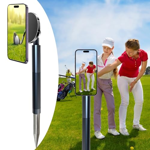 Monopié de golf y soporte de teléfono celular para principiantes que buscan filmación estable 3