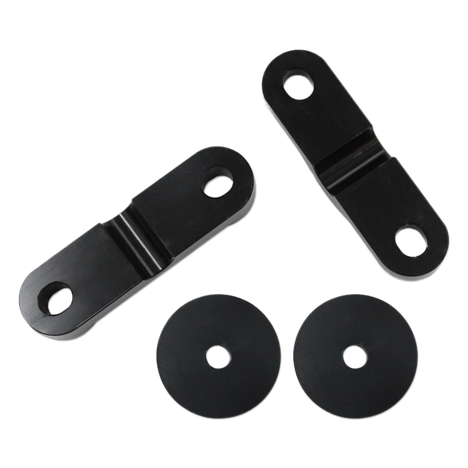 AFvaaMFcy Billet Aluminum Shifter Bushings CNC Compatible with EK EG EF D Series Single Cam D15 D16(Black)