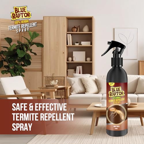 Image of Home Secure Termite Repellent Spray | 10 Minute Formula | Targets & Wipes Out Entire Colony | Plant-Based, Non-Toxic, Long-Lasting Protection | Safe for Home & Furniture | 200ml (Pack of 1)