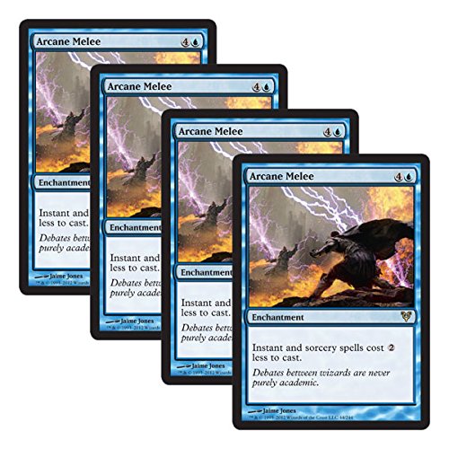 Amazon.co.jp: 【 4枚セット 】MTG 英語版 AVR-EN044 Arcane Melee 秘