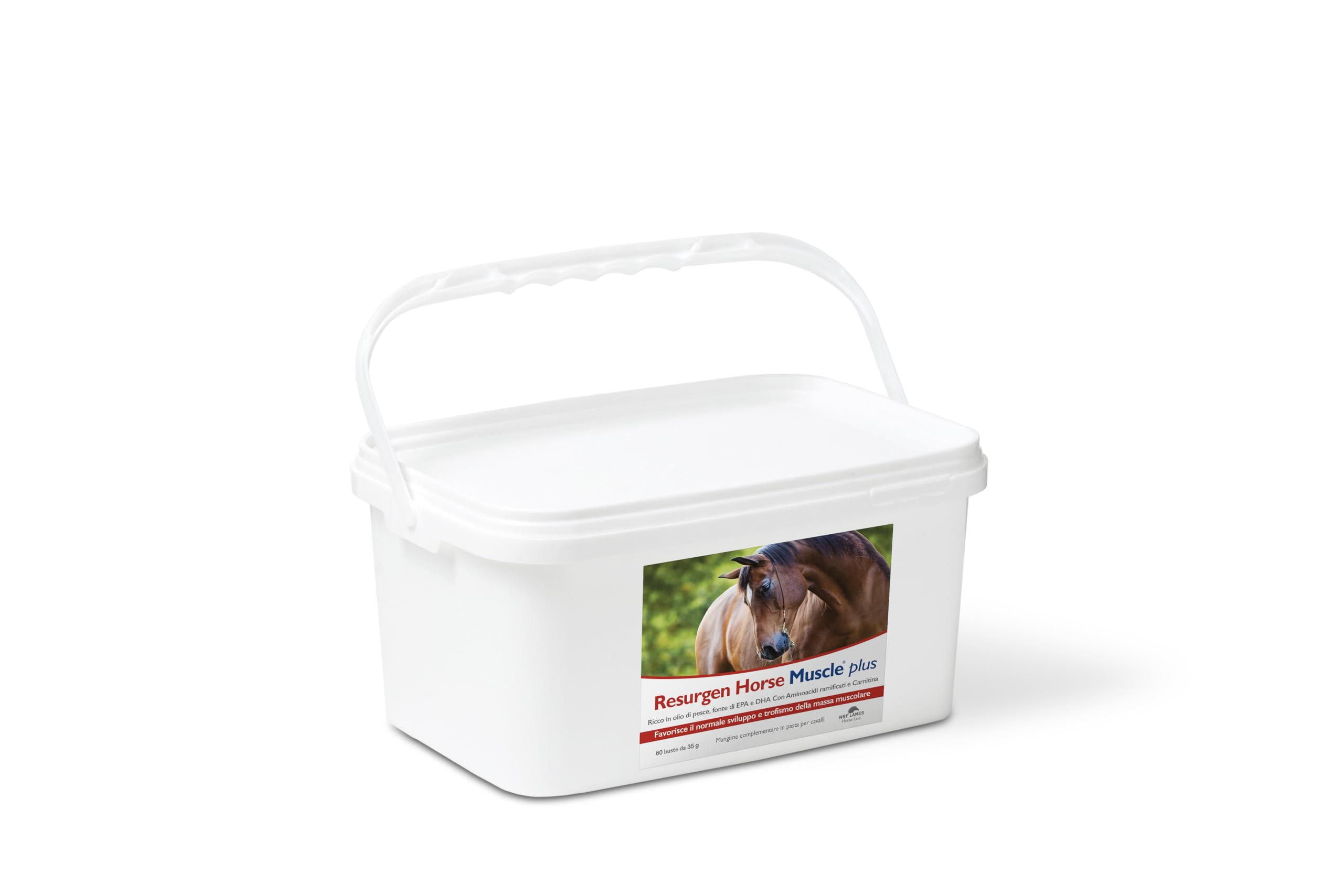 NBF Lanes | Resurgen Horse Muscle Plus - Supporto Muscolare per Cavalli (60 Bustine)