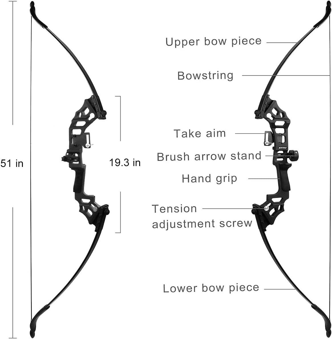 ایگرد قیمت و خرید Monleap Recurve Bow and Arrows for Adults 51