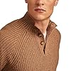 Lucky Brand Men's NEP 1/4 Mock Neck Sweater, Camel... #5
