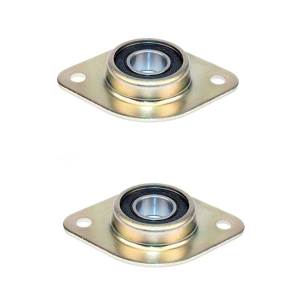 2 Pack Replacement Shaft Bearing for Bobcat 4130975 Model (5/8" ID x 3-1/4" Length x 2-5/16" Width x 1/2" Height)