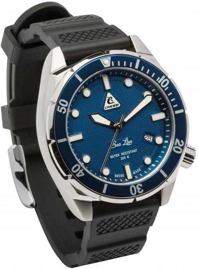 Cressi Sea Lion Watch 300m - Professional Unisex Diving Watch, 100% Swiss Made, Water Resistant to 300 Metres