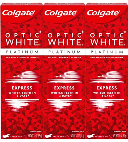 Colgate Optic White Express White Whitening Toothpaste - 3 Ounce (3 Pack)