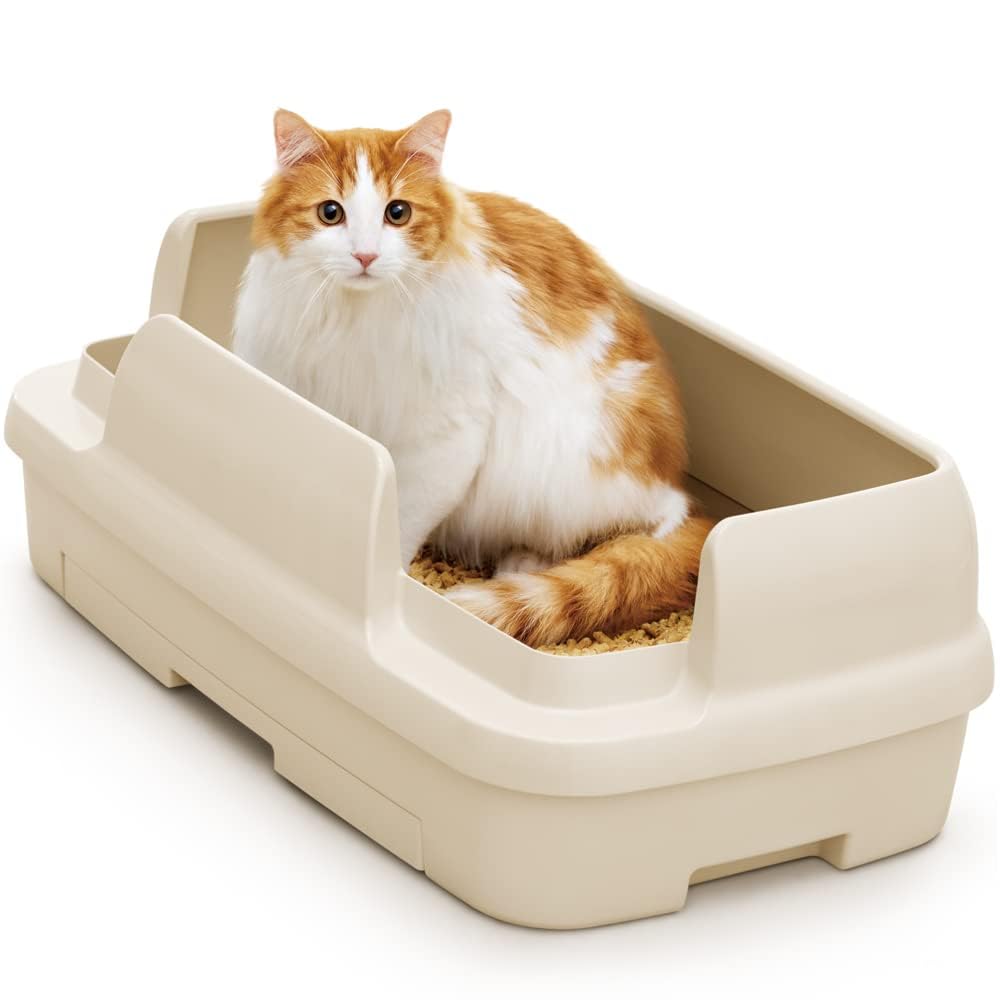 Amazon | 清潔トイレセット [約1か月分チップ・シート付]猫用トイレ