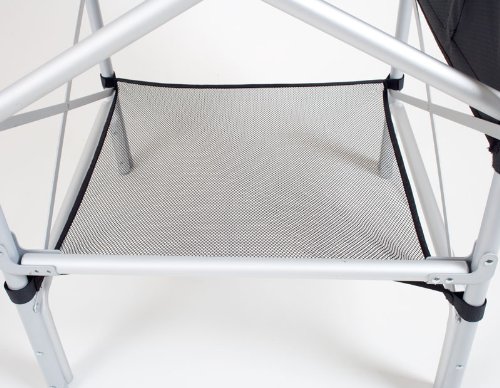 Earth Products Store - Executive Vip Tall Directors Chair W/Folding Side Table And Zippered Carry Bag - 31" Seat Height - Lightweight - 375Lbs (Max Load) #TOP5