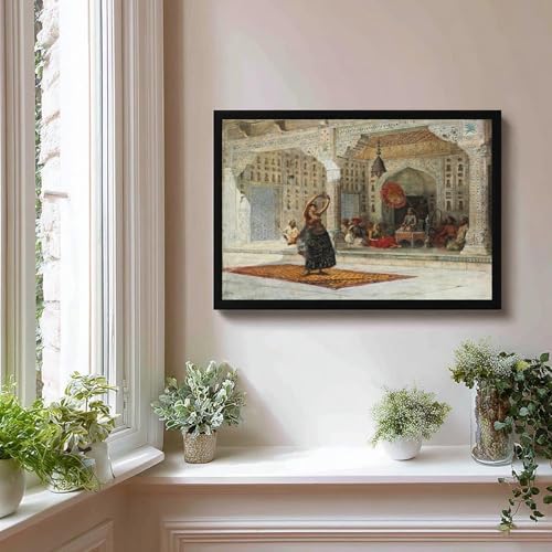 Impression sur toile de qualité The Nautch tableau cadre suspendu - 7