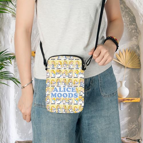 KEYCHIN Princess Alice Moods Crossbody Bag Alice Gifts Alice Shoulder Bag Alice And Alice Cat Gifts3