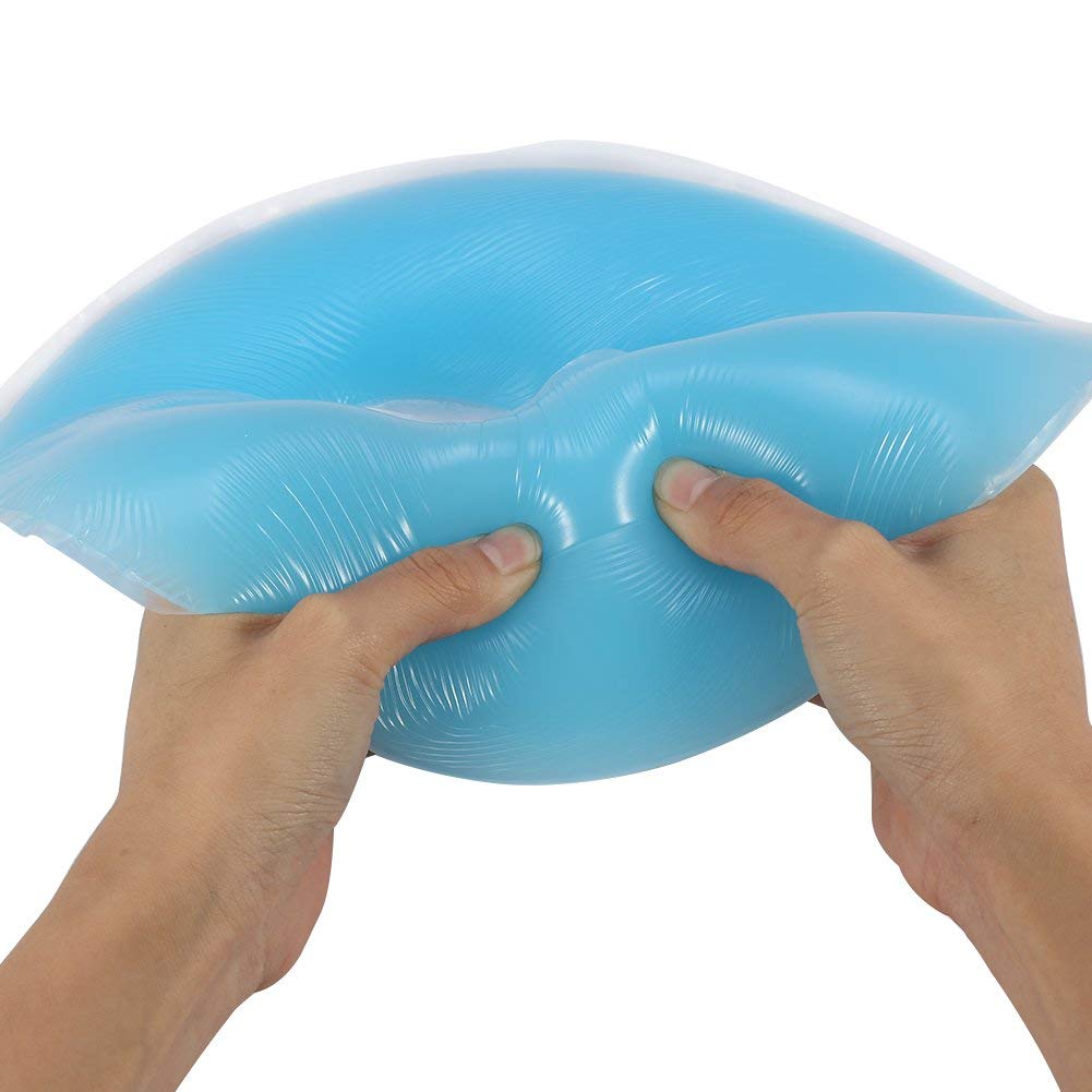 Yosoo Cuscino speciale Copriletto di massaggio in gel di silice per Istituto di bellezza Cosmesi blu