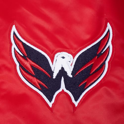 Image of Pro Standard Mens NHL Old English Satin Jacket