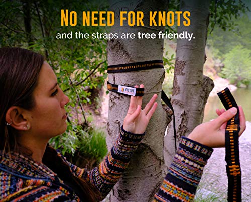 Ryno Tuff Xl 2 Person Camping Hammock With Mosquito Net & Rain Fly - Compact Double Hammock With Bug Net, Tarp, Pocket, Tree Straps & Heavy Duty Carabiners - Parachute Grade Nylon Holds Over 600Lbs #TOP5