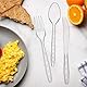 Plastikbesteck, 150 Stück Party Besteck Plastik Wiederverwendbaren Plastikbesteck Set Plastiklöffel Plastikgabeln Plastik Messer Für Familie Partys Geburtstagsfeiern Hochzeiten, Transparent