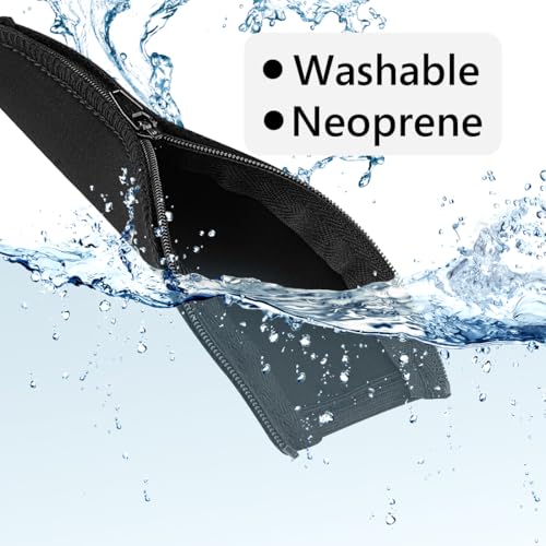 Image of Geekria Flex Fabric Headband Cover Compatible with Bose QC45 QuietComfort 35 II, QC35, QC25 Headphones, Replacement Repair Part, Sweat Cover, Easy DIY Installation (Black)