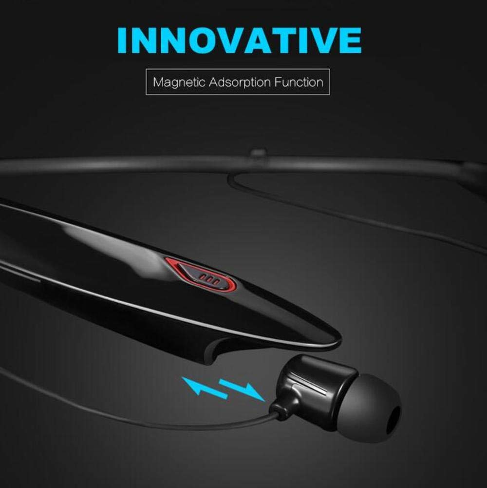 Nowy zestaw słuchawkowy Stereo Bluetooth z pałąkiem na kark bezprzewodowa mobilna muzyka V4.1 słuchawki sportowe słuchawki do telefonu zestaw głośnomówiący HD MIC słuchawka Double the comfort
