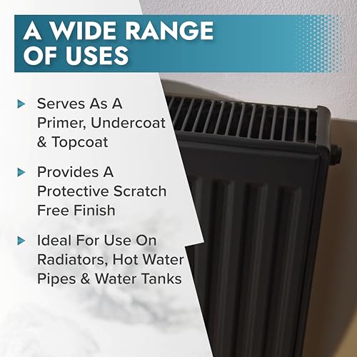 Polar Premium Gloss White Radiator Spray Paint - 400ml - Heat Resistant up to 100ºC - Quick Drying & No Primer needed - Exterior Surfaces of Radiators, Hot Water Tanks & More - Image 6