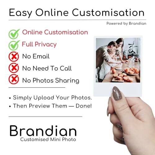 Image of Brandian | Pack of 36 | Custom Photo Prints for Birthday, Anniversary & Love Gifts | 4x3 Inch | Wall Art