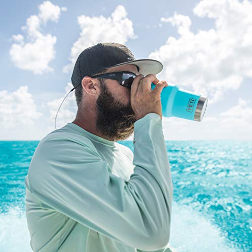 Image of YETI Rambler 30 oz Stainless Steel Vacuum Insulated Tumbler w /MagSlider Lid, Reef Blue