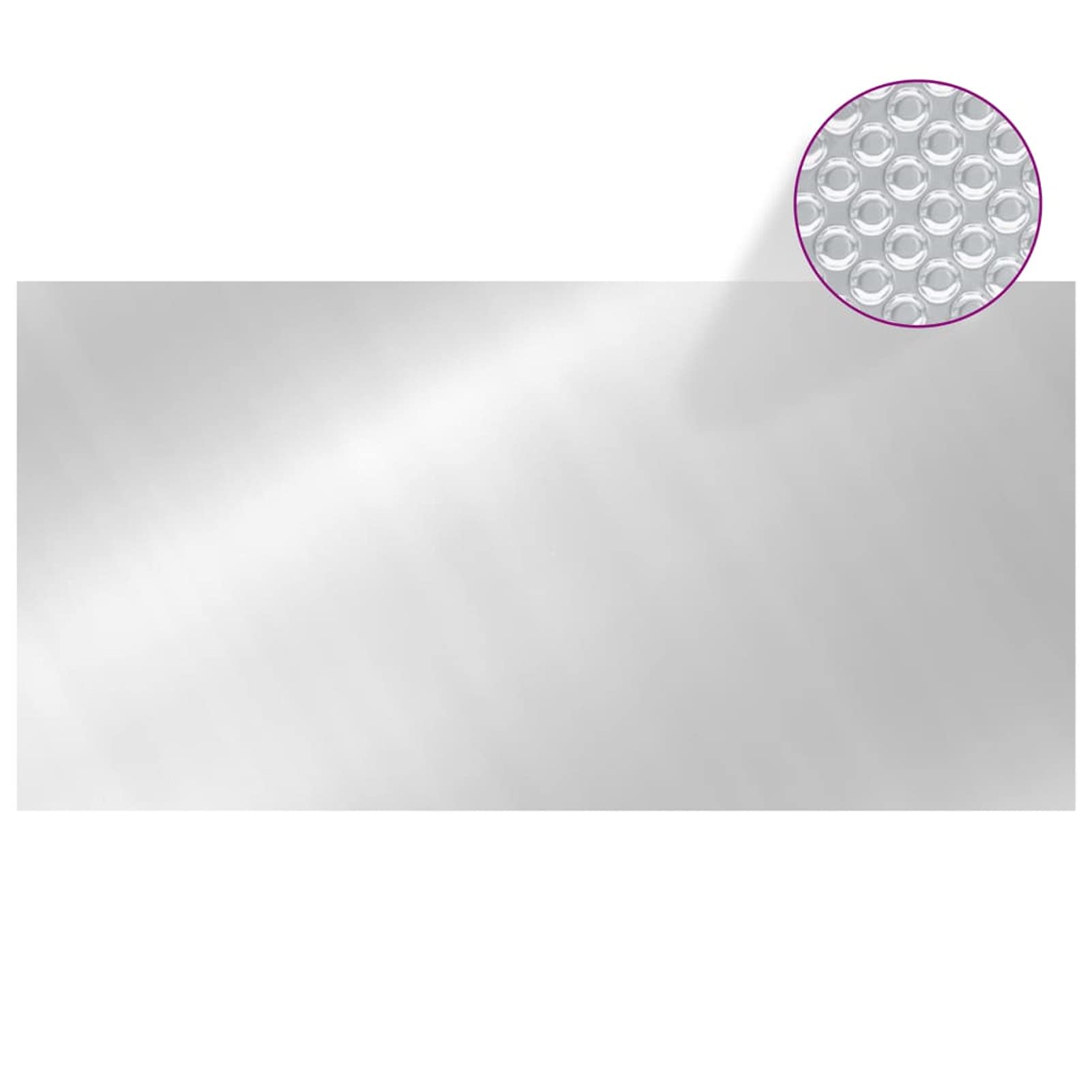 ZEYUAN Cubierta de Piscina PE Plateado 975x488 cm, Accesorios Piscina, Tapa Piscina, Cubre Piscinas, Cobertor Piscina, Funda Piscina, Protector Suelo Piscina - SPU:93100