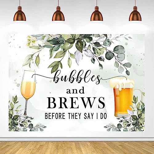 Lofaris Greenery Bubbles and Brews Before They Say I Do