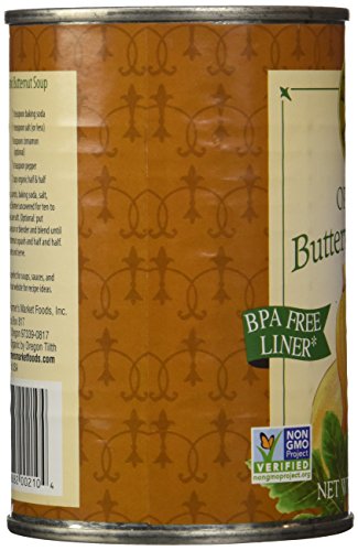 Farmer's Market Foods Canned Organic Butternut Squash Puree, 15-Ounce (Pack of 12)