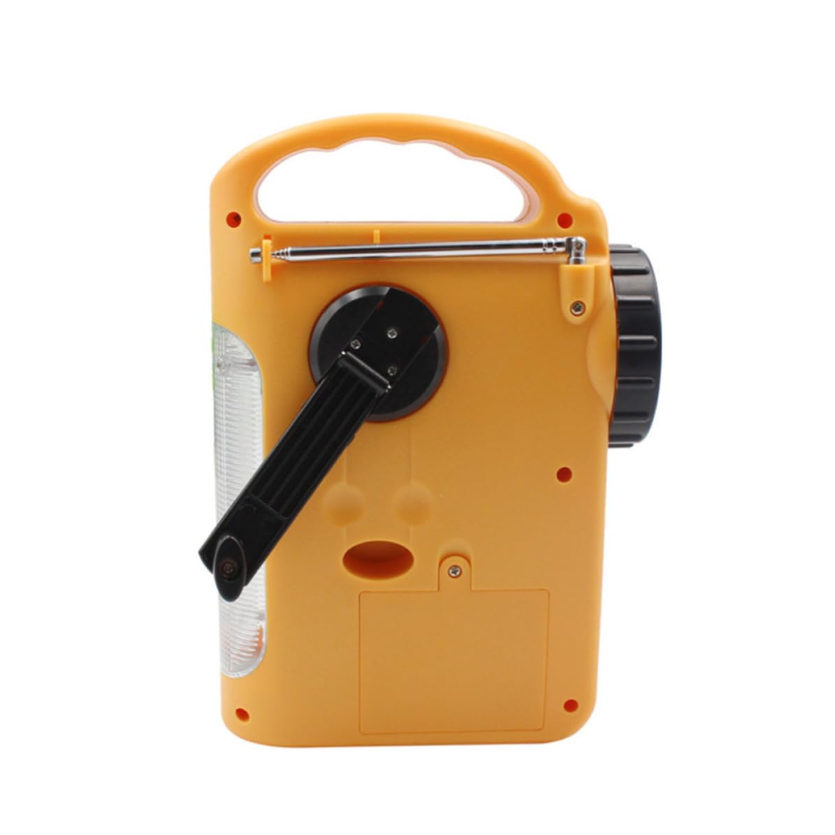 TOYANDONA Solarbetriebene Campinglampe mit Handkurbel Multifunktions LED Leuchte aus Kunststoff mit 13 Leds Wiederaufladbar für Outdoor und Notfälle