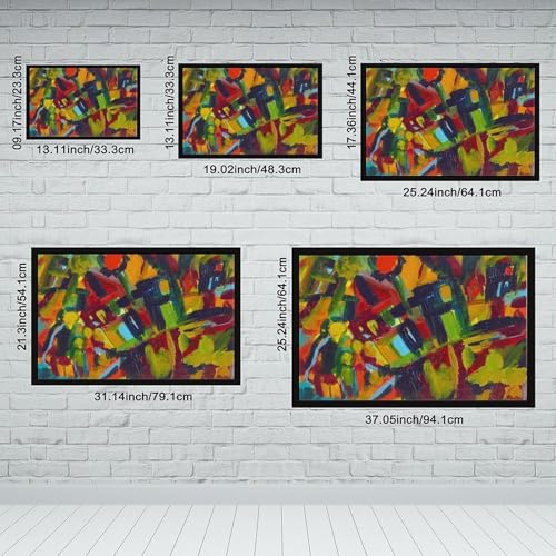 Impression sur toile Wassily Kandinsky - Cadre bureau 40,6 x 61 cm - 2