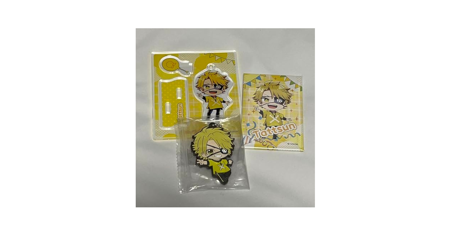 たっつん 缶バッジ 50個 結心 カラフルピーチ たっつん 入手困難ラウンドワン缶バッジ - メルカリ