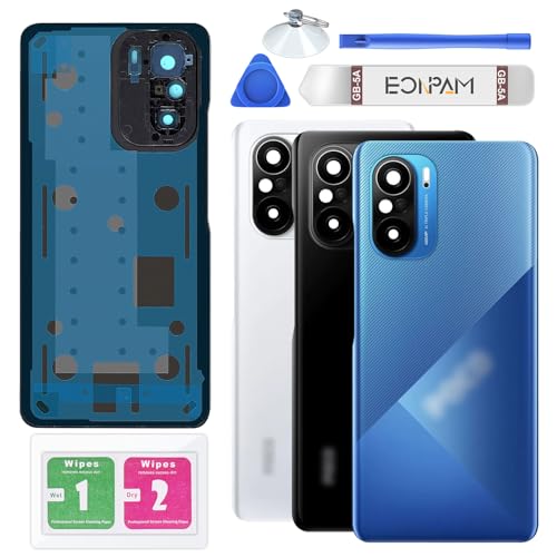 Vitre Arrière Xiaomi Poco F3 Bleu cassée ? Remplacez le Couvercle Batterie avec Kit Réparation
