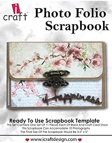 I-Craft Photofolio Scrapbook, 3.5x5