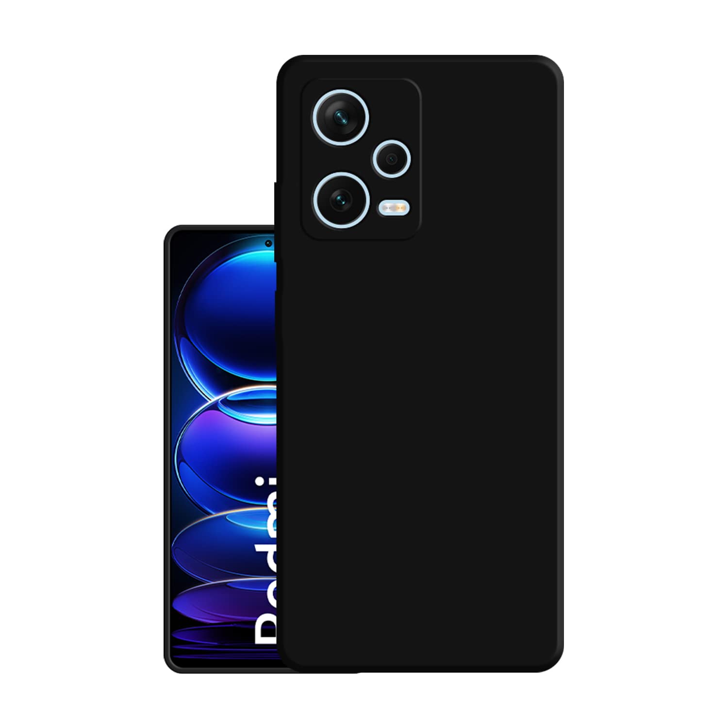 HELLO ZONE Exclusive Matte Finish Soft Back Case Rubber Cover for Xiaomi REDMI Note 12 PRO 5G - Black (B0BT1HLGYM) Amazon Price History, Amazon Price Tracker