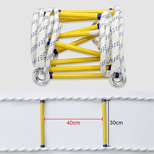 Échelle de corde pour évacuation d'urgence de balcon 8M