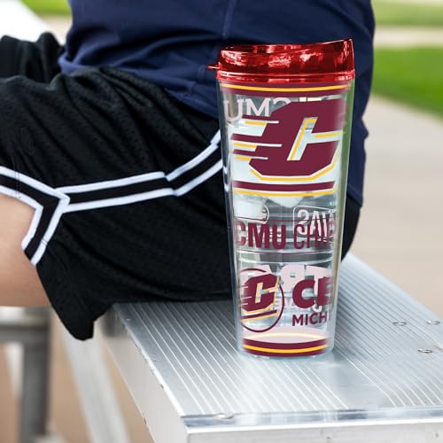 Image of Rico Industries NCAA College Double Wall Mayhem 16oz Or 20oz Tritan Tumbler W Lid