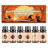 Halloween ätherische Öle Set, Duft Öl Set für Öl Diffusoren, Duft Stein und Seife machen DIY...