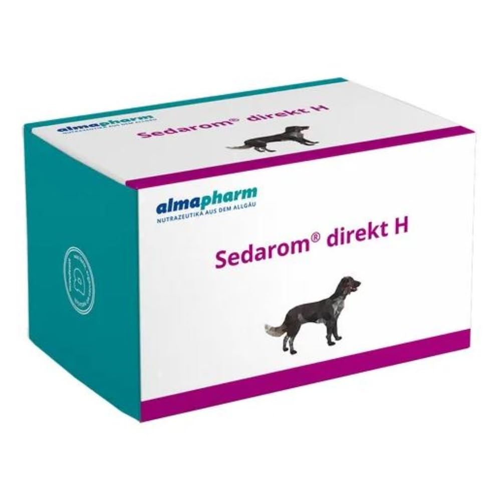 almapharm sedarom direkt h | 120 Tabletten | Ergänzungsfuttermittel für Hunde | Zum Ausgleich ernährungsbedingter Mängel an B-Vitaminen | Unterstützung des Nervenstoffwechsels