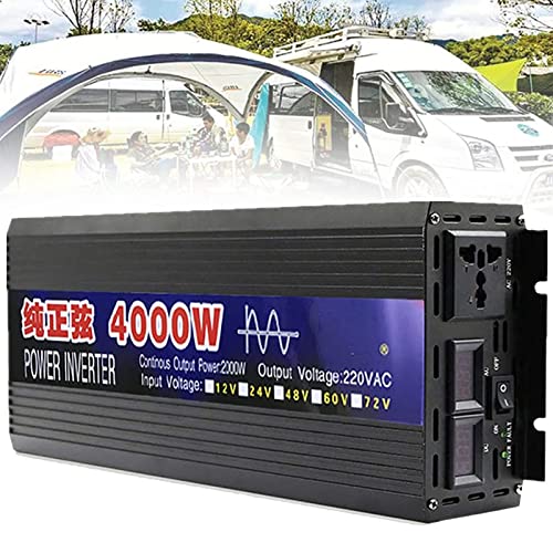 Convertisseur de tension 12V 220V 5000W pour l'autonomie totale en camping-car