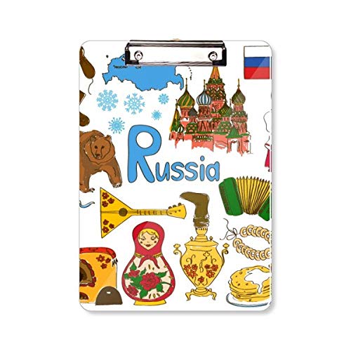 Porte-bloc Russie A4 pour écrire debout sans table lors des événements