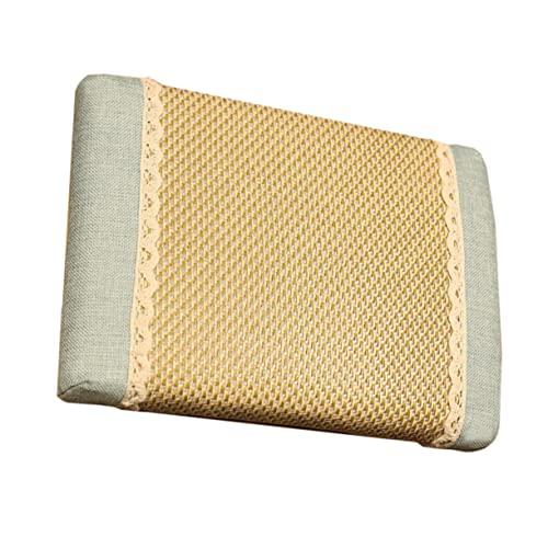 AUTSUPPL Linen Summer Seat Pad Cooling Chair Mat for Home Office Breathable Seat Cushion Pad