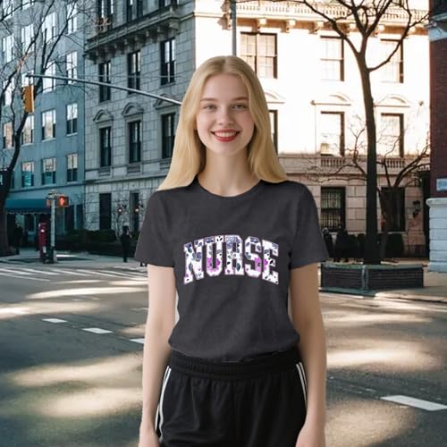 Nurse Shirt for Women School Registered Nurse Week T-Shirt Nursing Life Tees Tops3