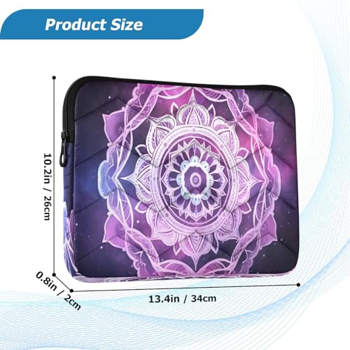 Funda para portátil 13-14 pulgadas con diseño Boho Mandala Floral miniatura 3