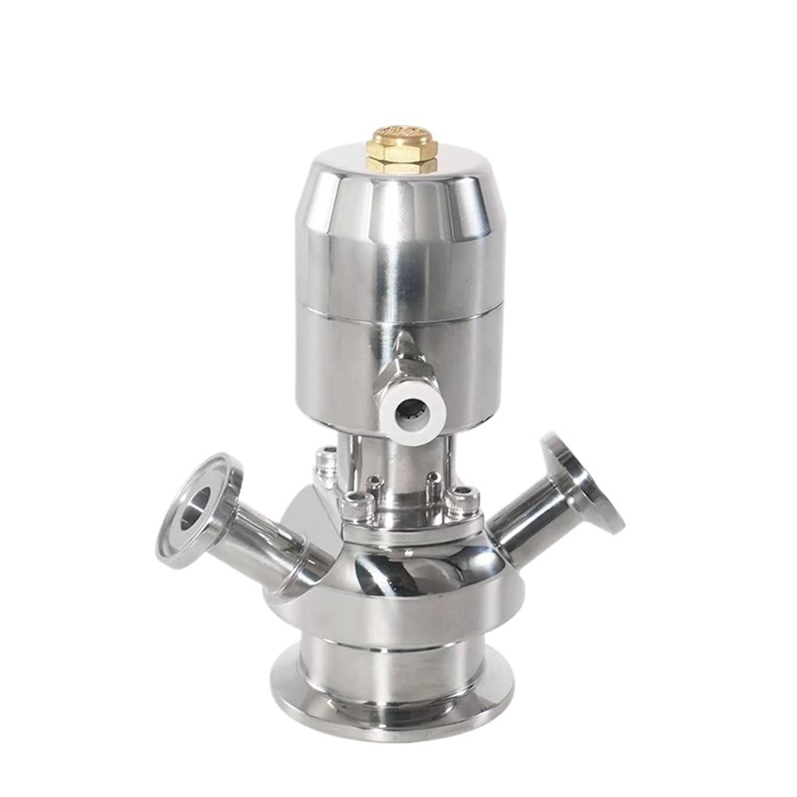 Belovek One Color 316L Stainless Steel Pneumatic Sterile Sampling Valve Ptfe Sealsanitary