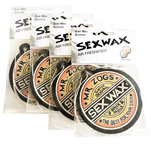 Image of Sex Wax Coconut Air Fresheners: (4-Pack)
