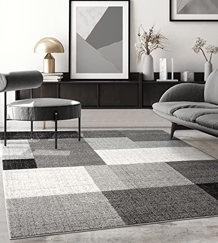 the carpet Pearl Moderner Dichter Kurzflor Wohnzimmer Schlafzimmer Teppich, Konturenschnitt,...