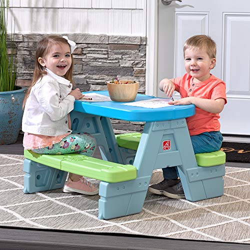 Step2 Sun & Shade Umbrella Picnic Table For Kids, Multiple #TOP3