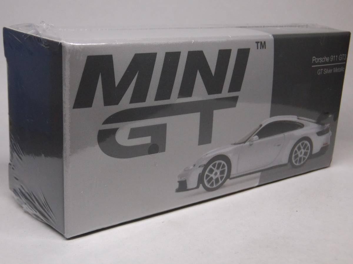 Amazon.co.jp: MINI GT Mini Car 911 GT3 GT Silver Metallic