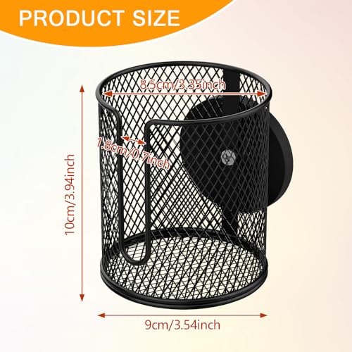 Portavasos Magnético para Carro Metal Negro miniatura 2