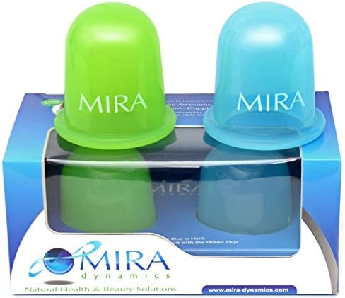 Mira Dynamics Massage Cups for Cupping Therapy – 2 Silicone Cups Set – Hard & Soft – Anti-Cellulite Massager – Vacuum Suction Cup for Cellulite Treatment – Amazing Cellulite Remover